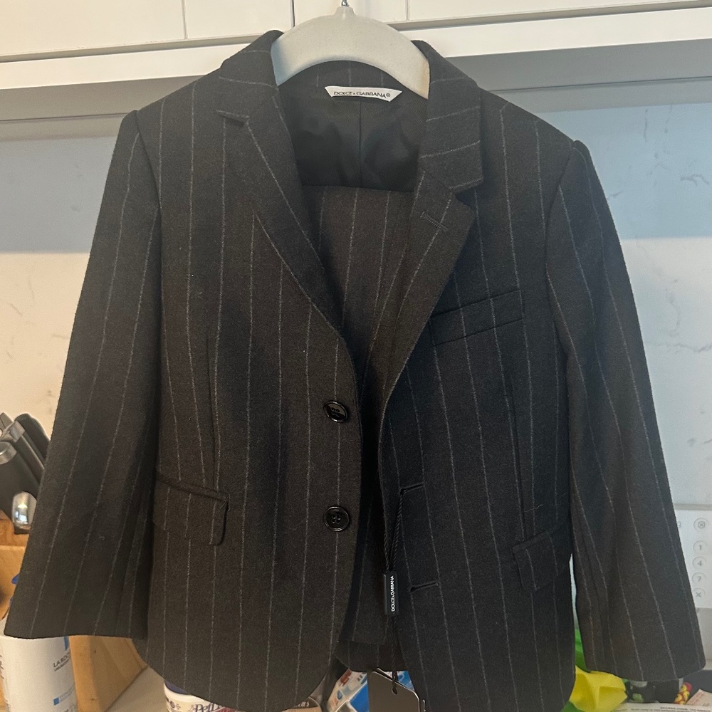 Dolce & Gabbana stripped suit